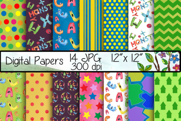 Alphabet Digital Papers: Patterns for Design