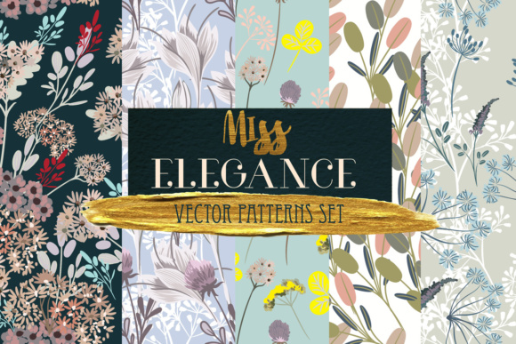 Flora Vector Seamless Patterns Review