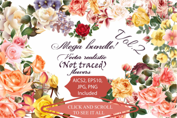 Mega Roses and Florals Pack: Decorative Elements Review