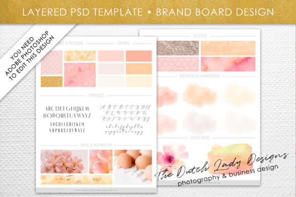 Photoshop Brand Board Template Review
