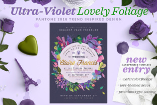 Ultra-Violet Lovely Foliage Card II: Print Templates Review