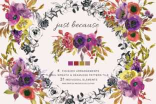 Watercolor Aubergine Purple Clipart Review