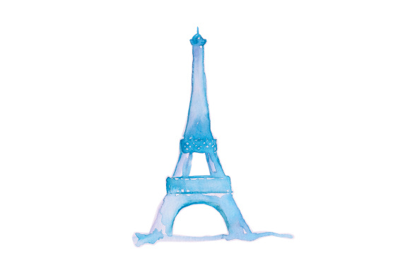 Watercolor Eiffel Tower: Designs Amp Review