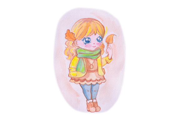 Watercolor Fall Girl: A Designer's Review